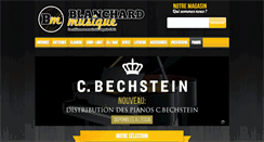 Desktop Screenshot of blanchardmusique.com